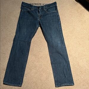 Express Dark Blue Denim Jeans